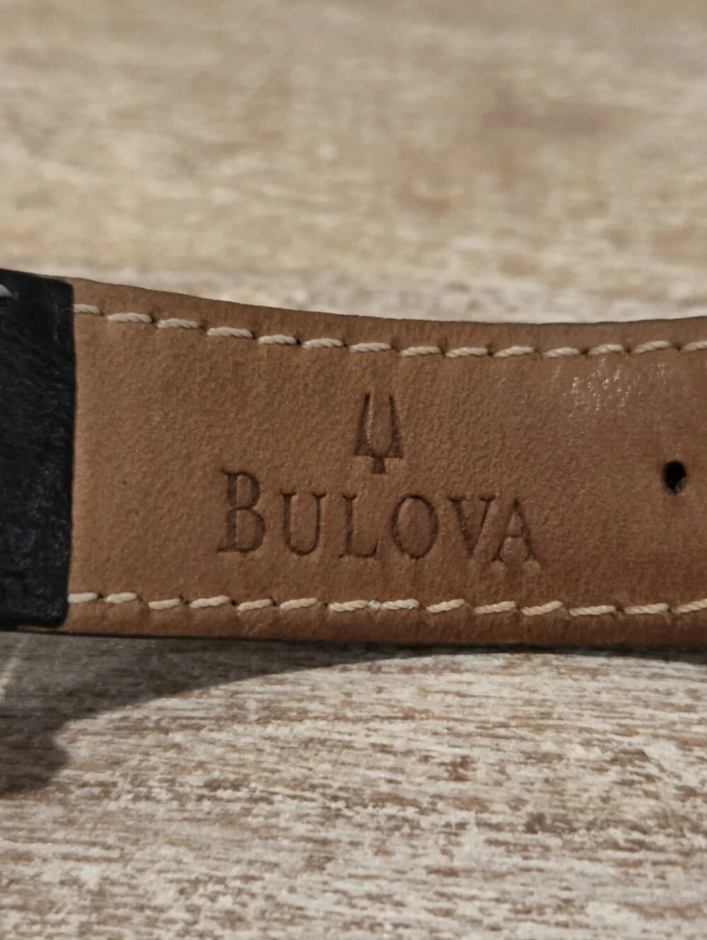 Bulova Adventurer Leather Strap Quartz 44mm Watch - Style 96B135 - Watch Has New